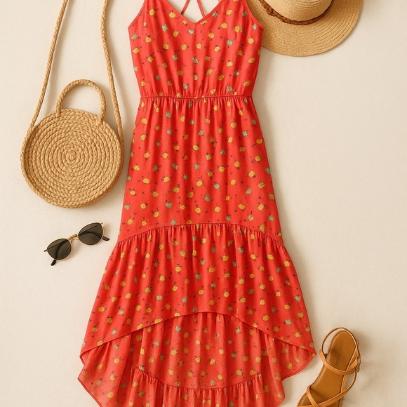 O’Neill Floral High-Low Sundress | Size Small - Picture 2 of 7